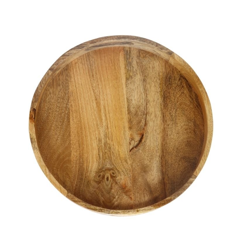 Mango Wood Round Serving Tray