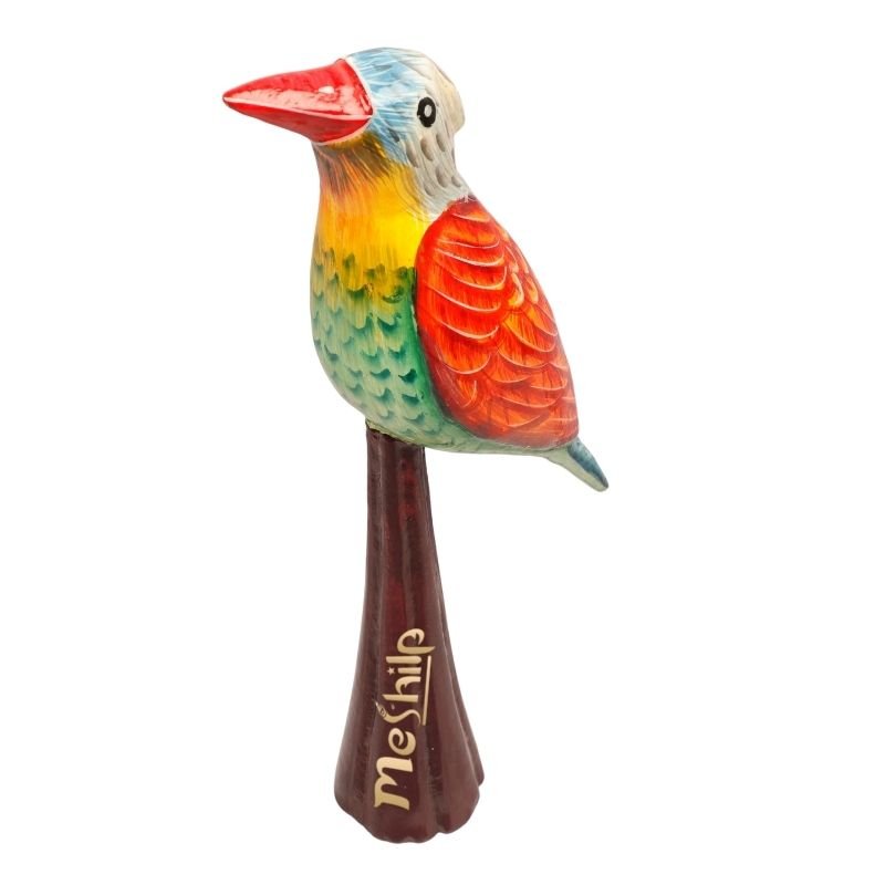 Wooden Decorative Hand Painted Bird