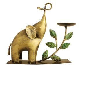 iron made Elephant Candle Stand