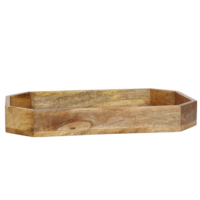 Mango Wood Eight Corner Serving Tray