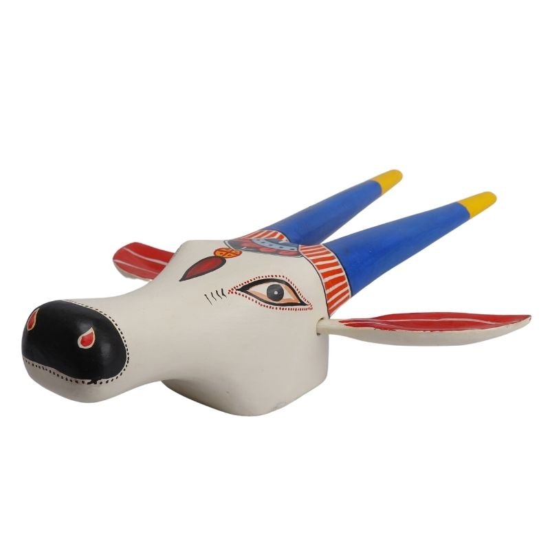 Wooden Cow head Wall Hanging