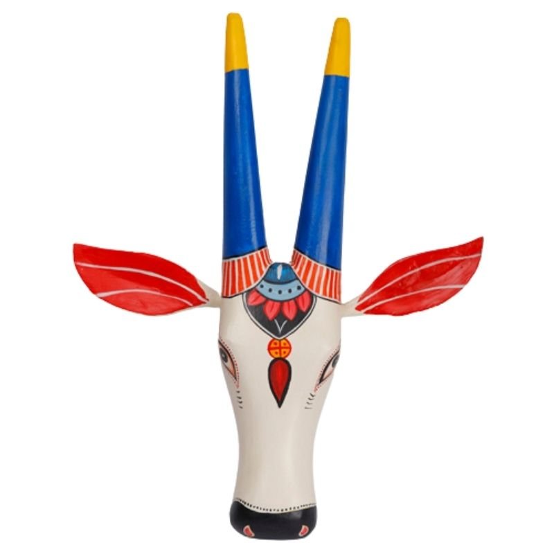 Wooden Cow head Wall Hanging