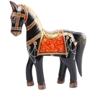 Wooden Decorative Hand  Painted Horse