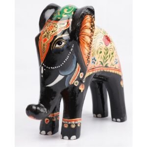 Wooden Decorative Hand  Painted Elephant