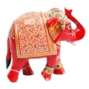 Wooden Decorative Hand  Painted Elephant