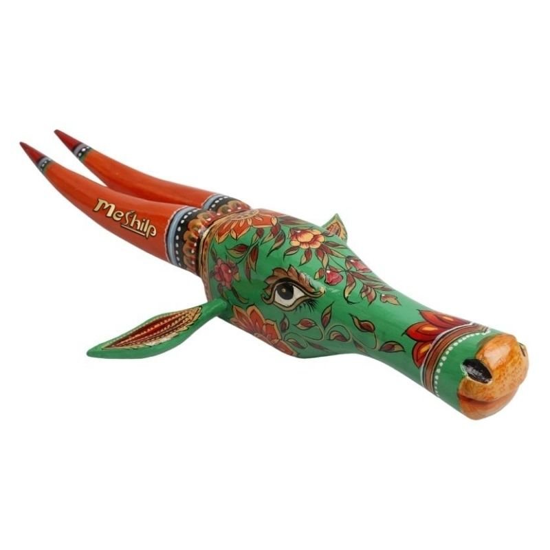 Wooden Cow head Wall Hanging