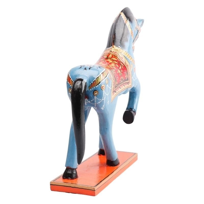 Wooden Decorative Hand Painted Horse