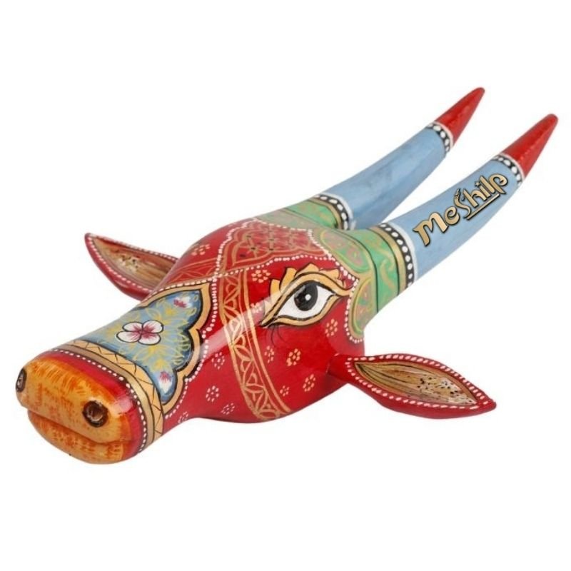 Wooden Cow head Wall Hanging