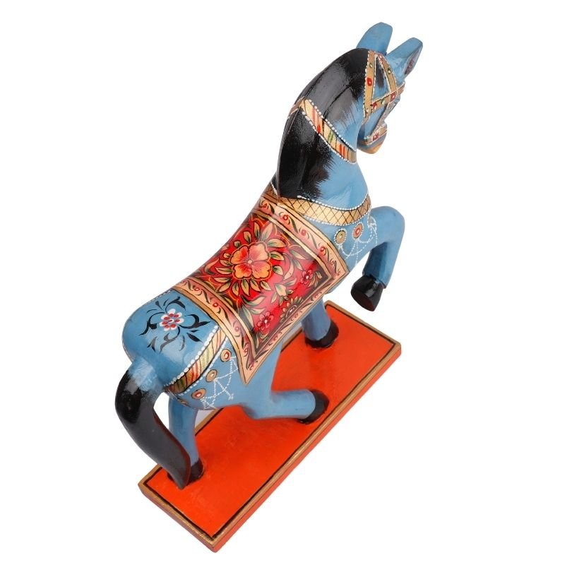 Wooden Decorative Hand Painted Horse
