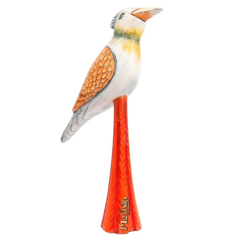 Wooden Decorative Hand Painted Bird