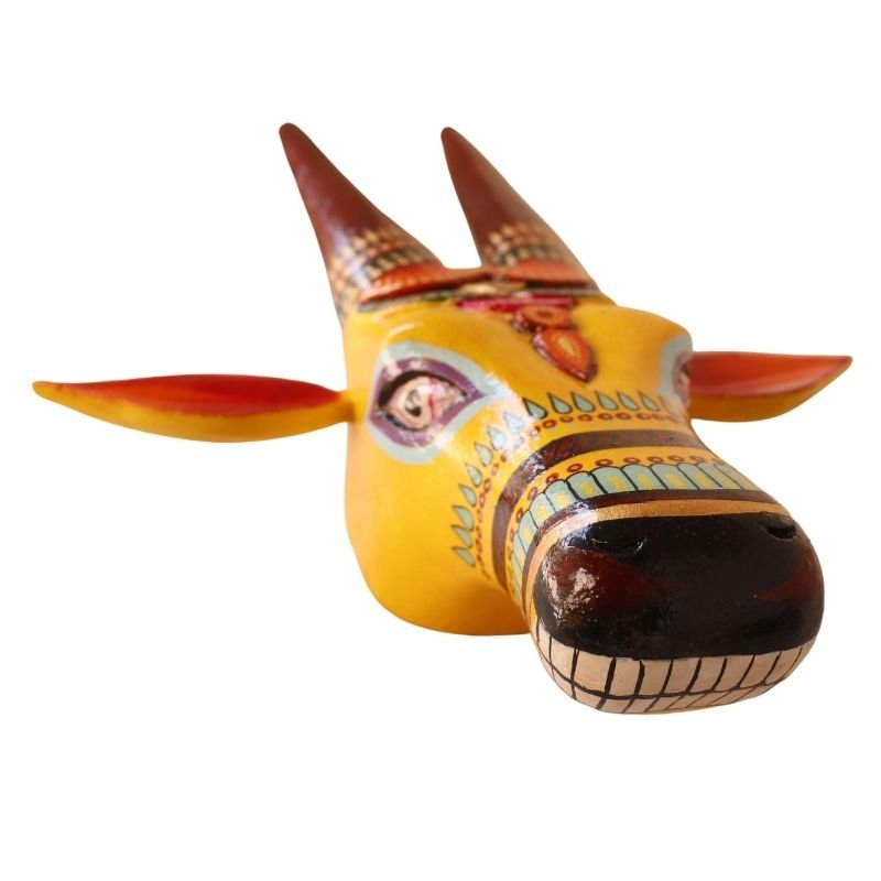 Wooden Cow head Wall Hanging