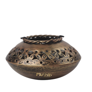 Handi Shape Antique Finish Table Decor Tea Light holder