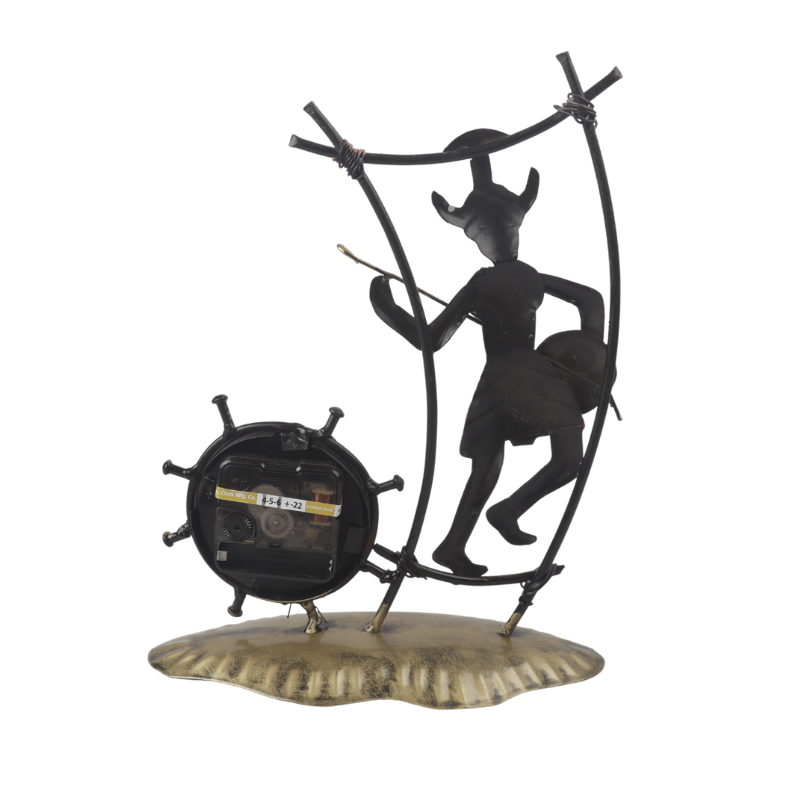 Iron Tribal Men Decorative Musician Show piece for home,Office Decor.